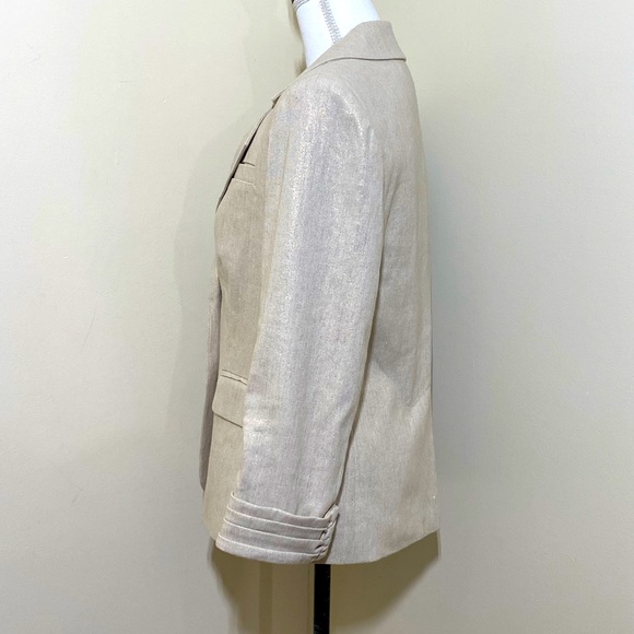Alice+Olivia || Woman’s linen / cotton blend Blazer size Small - Picture 2 of 9